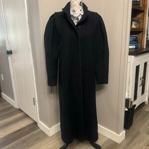 Vintage Capri brand full-length 100% wool overcoat